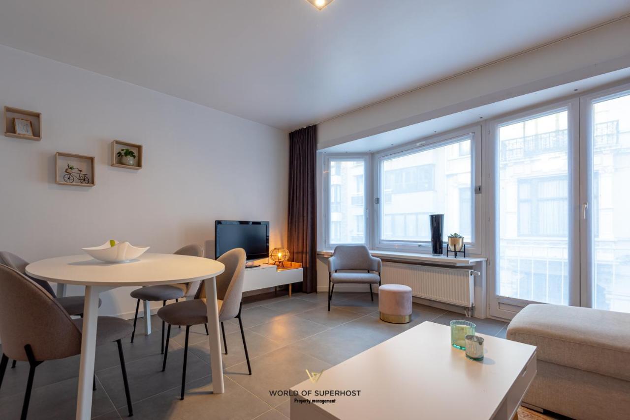 Spacious Apartment Closeby The Sea Up To 6 People! 奥斯滕德 外观 照片
